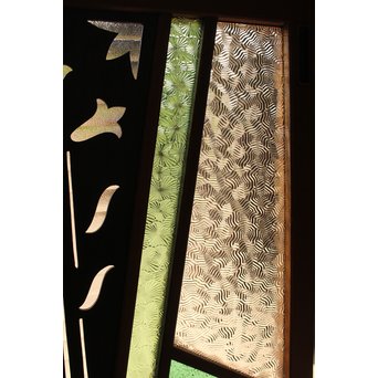 変則カット色ガラス建具　GD987 