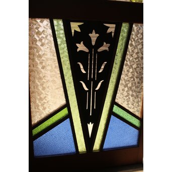 変則カット色ガラス建具　GD987 