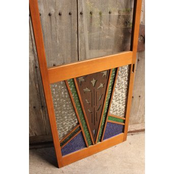 変則カット色ガラス建具　GD987 