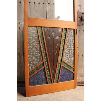 変則カット色ガラス建具　GD987 