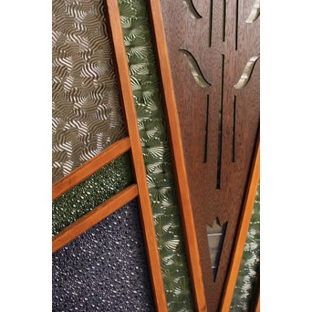 変則カット色ガラス建具　GD987 