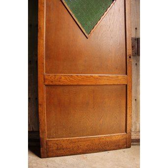 ハイサイズ大きな緑色ダイアガラスの建具　GD988 