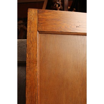 ハイサイズ大きな緑色ダイアガラスの建具　GD988 