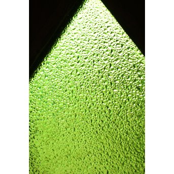 ハイサイズ大きな緑色ダイアガラスの建具　GD988 