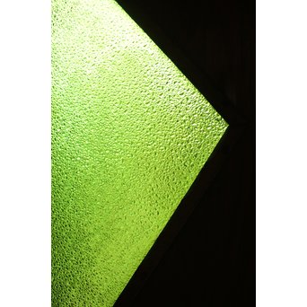ハイサイズ大きな緑色ダイアガラスの建具　GD988 
