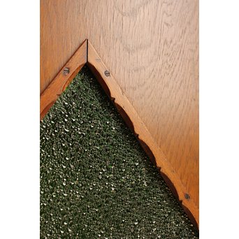 ハイサイズ大きな緑色ダイアガラスの建具　GD988 