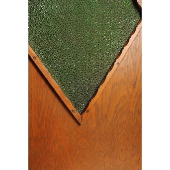 ハイサイズ大きな緑色ダイアガラスの建具　GD988 