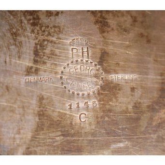 Georg jensen silver dish/ジョージジェンセン　銀皿　S2834 