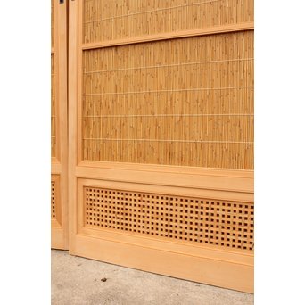 美品両面使用簀戸/夏戸L　4枚1組　F175YD 