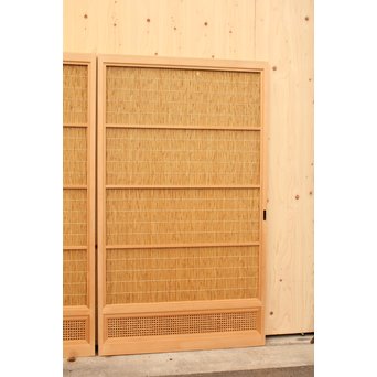 美品両面使用簀戸/夏戸L　4枚1組　F175YD 