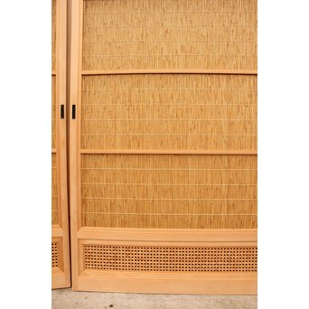 美品両面使用簀戸/夏戸L　4枚1組　F175YD 