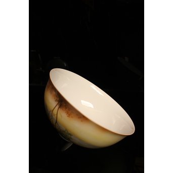 日陶オールドノリタケ洋画電笠/照明　A1618 