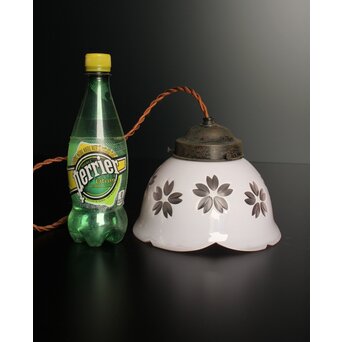 桜模様の切子電笠　A1625 