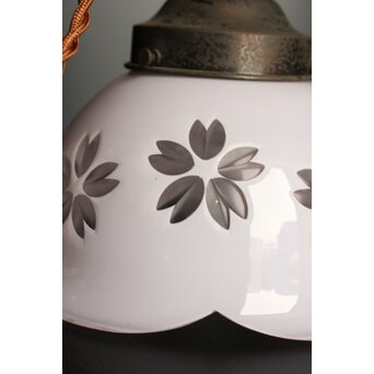 桜模様の切子電笠　A1625 