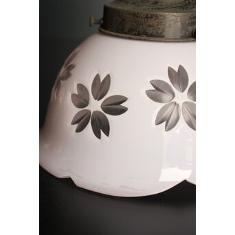 桜模様の切子電笠　A1625 