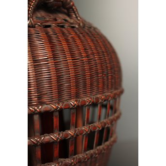 初代田辺竹雲斎　竹花籠　S2837 