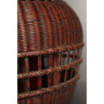 初代田辺竹雲斎　竹花籠　S2837 