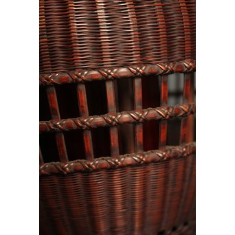 初代田辺竹雲斎　竹花籠　S2837 