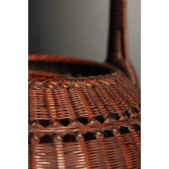 初代田辺竹雲斎　竹花籠　S2837 