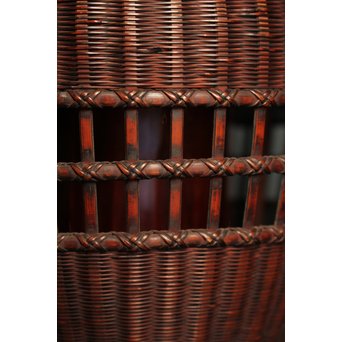 初代田辺竹雲斎　竹花籠　S2837 