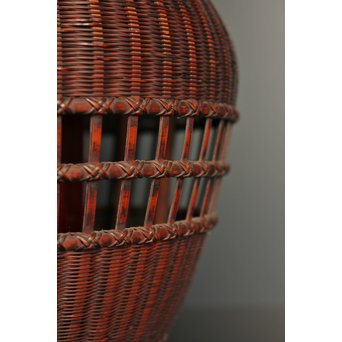 初代田辺竹雲斎　竹花籠　S2837 