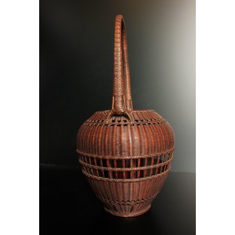 初代田辺竹雲斎　竹花籠　S2837 