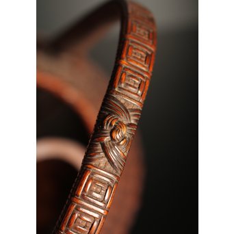 初代田辺竹雲斎　竹花籠　S2837 