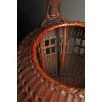 初代田辺竹雲斎　竹花籠　S2837 