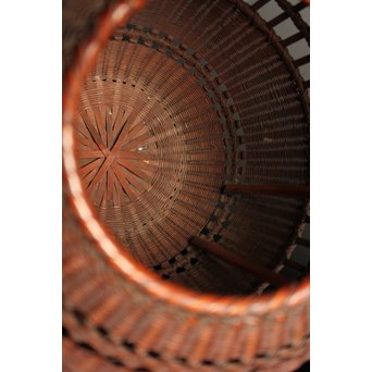 初代田辺竹雲斎　竹花籠　S2837 