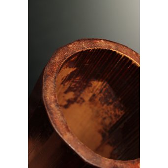 初代田辺竹雲斎　竹花籠　S2837 