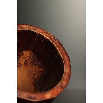 初代田辺竹雲斎　竹花籠　S2837 