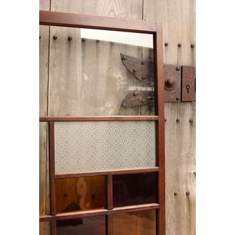 アップリケ/パッチワークガラス嵌め込み窓　GD992 