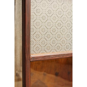 アップリケ/パッチワークガラス嵌め込み窓　GD992 