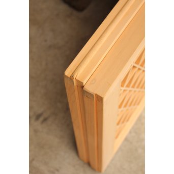 デッドストック美品　桜麻胡麻他七種組子意匠書院　4枚1組　R1983 