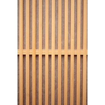 デッドストック美品　大型両面仕様ワーロン格子建具　4枚1組　L831 