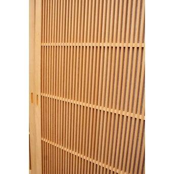 デッドストック美品　大型両面仕様ワーロン格子建具　4枚1組　L831 