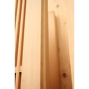 デッドストック美品　大型両面仕様ワーロン格子建具　4枚1組　L831 