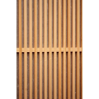 デッドストック美品　大型両面仕様ワーロン格子建具　4枚1組　L831 