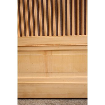 デッドストック美品　大型両面仕様ワーロン格子建具　4枚1組　L831 