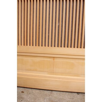 デッドストック美品　大型両面仕様ワーロン格子建具　4枚1組　L831 