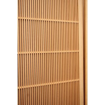 デッドストック美品　大型両面仕様ワーロン格子建具　4枚1組　L831 