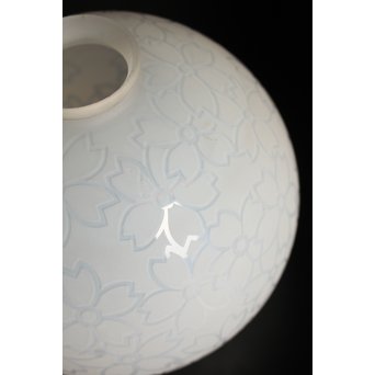 腐食桜紋オパール照明　2個1組　A1629 