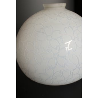 腐食桜紋オパール照明　2個1組　A1629 