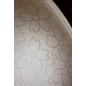 腐食桜紋オパール照明　2個1組　A1629 