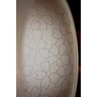 腐食桜紋オパール照明　2個1組　A1629 