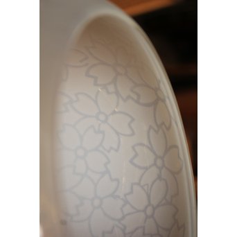 腐食桜紋オパール照明　2個1組　A1629 