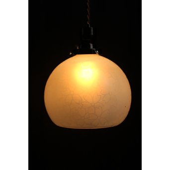 腐食桜紋オパール照明　2個1組　A1629 