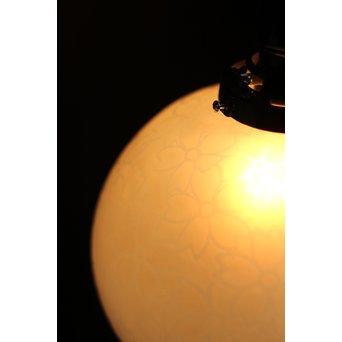 腐食桜紋オパール照明　2個1組　A1629 