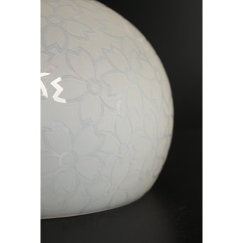 腐食桜紋オパール照明　2個1組　A1629 