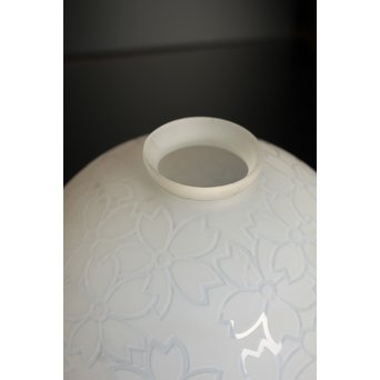 腐食桜紋オパール照明　2個1組　A1629 